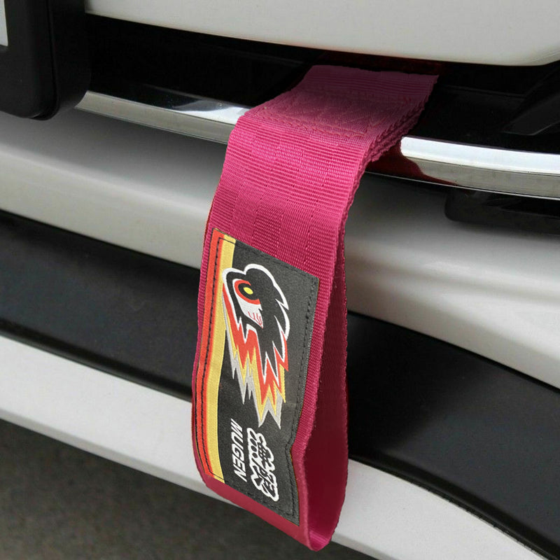 NEO CHROME FOR MUGEN RACING HIGH STRENGTH TOW PINK TOWING STRAP