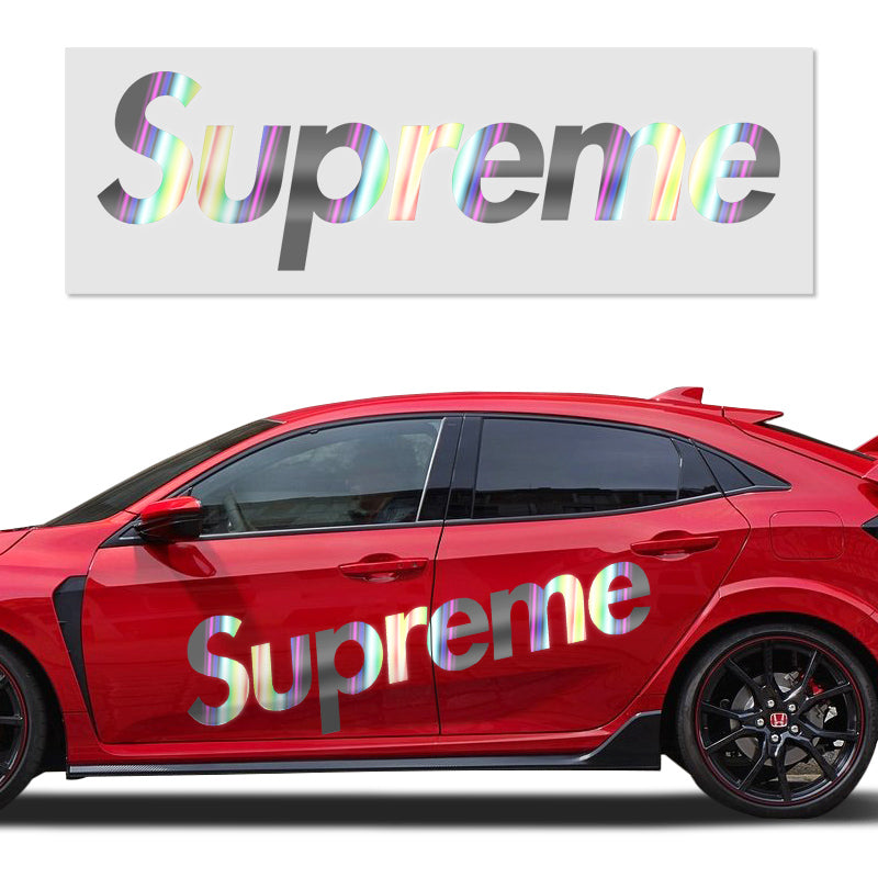 Supreme Smooth Stickers