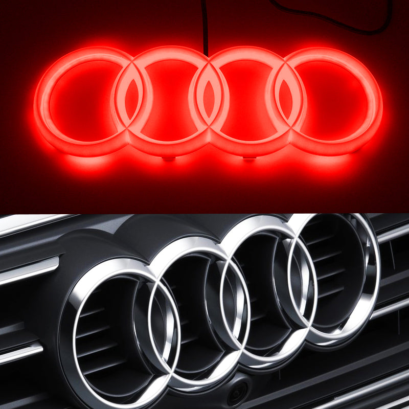 Illuminated Audi rings - front grill