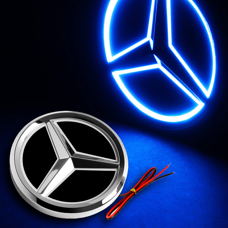 Auto Tuning Car Mirror Emblem LED Badges for Mercedes - China LED Emblem,  Lighted Badge
