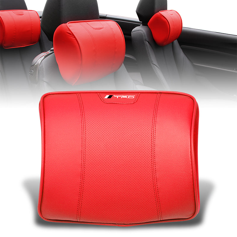 Car Back Cushion Lumbar Support Memory Foam Car Neck Pillow - Red / 1PC  Waist