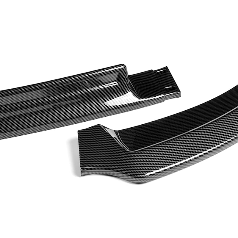 For 2008-2015 Mitsubishi Lancer RA-Style 3-PCS Carbon Look Front