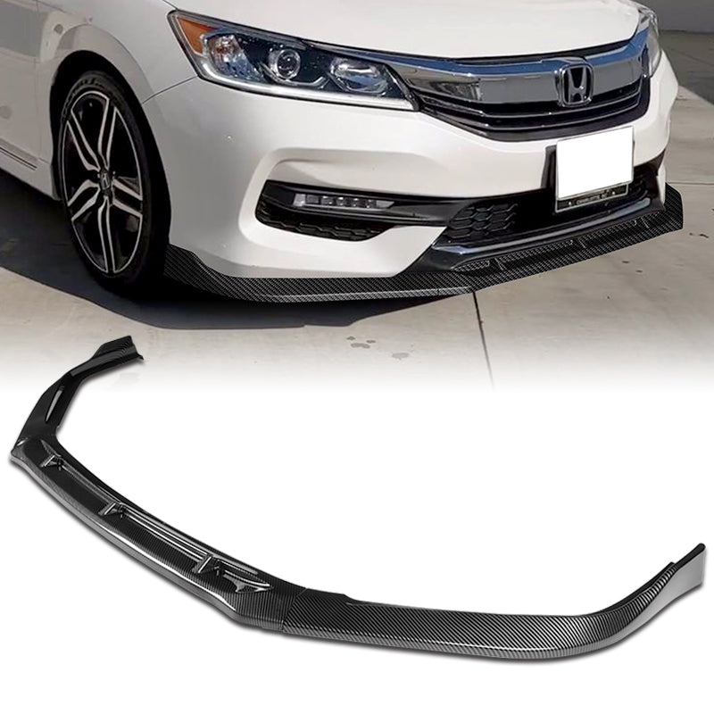 For 2016-17 Honda Accord Sedan Painted Carbon Look STP-Style 3