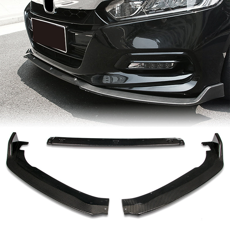 2018-2021 Honda Accord 4 Door Real Carbon Fiber 3-Piece Front