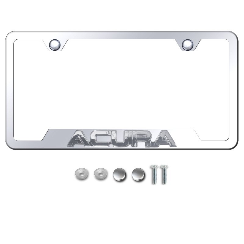  1Pc for LA Black License Plate Frame,Metal License