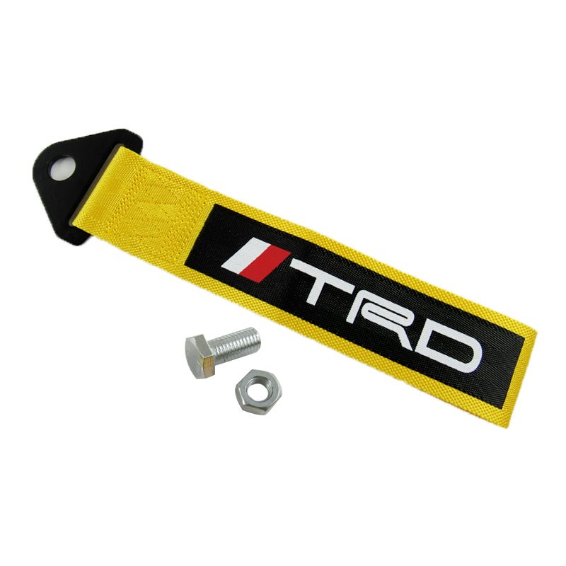 JDM TRD High Strength Tow Strap Front or Rear Bumper Towing Hook