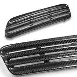 For 2008 - 2015 Mitsubishi Lancer Evolution 10 X JDM Racing Real Carbon Fiber Air Intake Bonnet Hood Vents