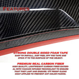 For 2017 - 2023 Tesla Model 3 / Model Y Real Carbon Fiber Dashboard Panel Interior Trim Strip Wrap Cover -Black Carbon Fiber