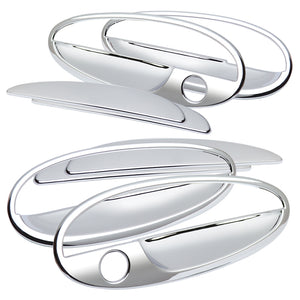 For 2001 - 2005 Buick LeSabre / Century Chrome Exterior Door Pull Handle Cover Cap Trim Kit 8PCS