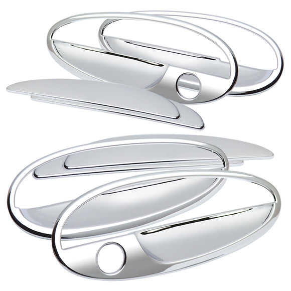 For Chevrolet Chevy Impala / Malibu / Avenue Chrome Exterior Door Pull Handle Cover Cap Trim Kit 8PCS