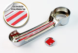 For 2007 - 2012 Dodge Nitro Mirror Chrome Exterior Door Pull Handle Cover Cap Trim Kit 5PCS