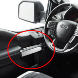 For 2015 - 2021 Ford F-150 Chrome Interior Door Pull Handle + Dashboard Cover Trim Strip Cover 7PCS