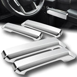 For 2015 - 2021 Ford F-150 Chrome Exterior Door Pull Handle Bowl Cover Caps 4PCS