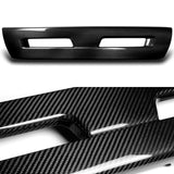 For 2008 - 2015 Mitsubishi Lancer Evolution EVO 10 Only Real Carbon Fiber Front Bumper Grille Grill Outline Trim Overlay Cover