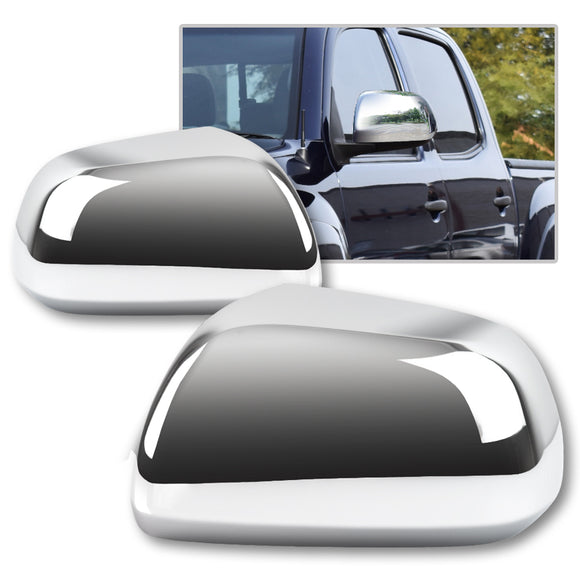 Side View Mirror Covers Cap For 2011-2015 Toyota Sienna Tacoma Highlander -Chrome ABS