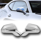 Side View Mirror Covers Cap For 2016-2022 Chevrolet Chevy Camaro -Chrome ABS