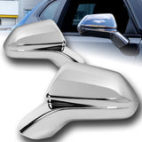 Side View Mirror Covers Cap For 2016-2022 Chevrolet Chevy Camaro -Chrome ABS