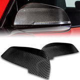 Side View Mirror Covers Cap For 2012-2018 BMW 2 / 4-Series F22 F23 F32 F33 F36 -Real Carbon Fiber