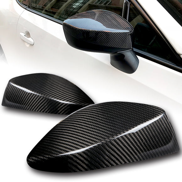 Side View Mirror Covers Cap For 2013-2020 Subaru BRZ / Scion FR-S / Toyota 86 -Real Carbon Fiber