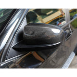 Side View Mirror Covers Cap For 2007-2013 BMW X5 E70 / 2008-2014 BMW X6 E71 -Real Carbon Fiber