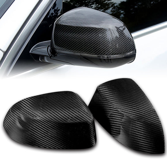 Side View Mirror Covers Cap For 2014-2018 BMW X3 X4 X5 X6 / F15 F16 F25 F26 -Real Carbon Fiber