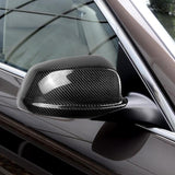 Side View Mirror Covers Cap For 2010-2013 BMW 5-Series F10 F11 F18 -Real Carbon Fiber