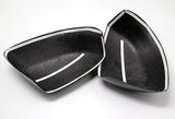 Side View Mirror Covers Cap For 2012 2013 Honda Civic 9th -Real Carbon Fiber