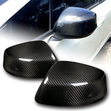 Side View Mirror Covers Cap For 2012 2013 Honda Civic 9th -Real Carbon Fiber