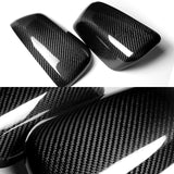 Side View Mirror Covers Cap For 2008-2017 Mitsubishi Lancer EVO 10 -Real Carbon Fiber