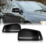 Side View Mirror Covers Cap For 2008-2017 Mitsubishi Lancer EVO 10 -Real Carbon Fiber