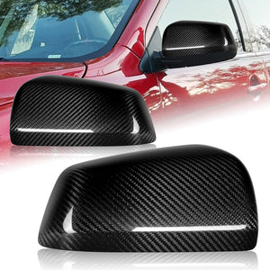 Side View Mirror Covers Cap For 2008-2017 Mitsubishi Lancer EVO 10 -Real Carbon Fiber