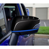 Side View Mirror Covers Cap Trim For 2015-2021 Subaru WRX STI -Real Carbon Fiber