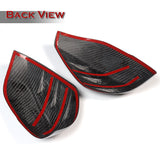 Side View Mirror Covers Cap For 2014-2023 Infiniti Q50 Q60 Q70 QX30 -Real Carbon Fiber