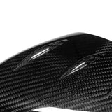 Side View Mirror Covers Cap Trim For 2018-2023 Kia Stinger -Real Carbon Fiber