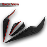 For 2012 - 2025 BMW M3 (G80) M4 (G82/G83) Front Bumper Aero Winglet Canard Fins Spoiler Body Kit Splitter -Real Carbon Fiber