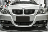 For 2009-2011 BMW E90/E91 M-Tech Real Carbon Fiber Front Bumper Splitter Spoiler Lip 2PCS