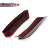 For 2015-2020 BMW F80 F82 F83 M3 M4 Real Carbon Fiber Front Bumper Splitter Canard Lip 2PCS