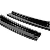 For 2012-2018 BMW 6-Series F06 F12 F13 M-Sport Front Bumper Splitter Spoiler Lip 4PCS -Painted Black