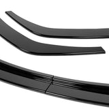 For 2012-2018 BMW 6-Series F06 F12 F13 M-Sport Front Bumper Splitter Spoiler Lip 4PCS -Painted Black