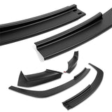 For 2012-2018 BMW 6-Series F06 F12 F13 M-Sport Front Bumper Splitter Spoiler Lip 4PCS -Unpainted Matte Black