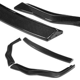 For 2015-2018 Lexus RC300 RC350 AG-Style 3-PCS Carbon Fiber Front Bumper Spoiler Lip