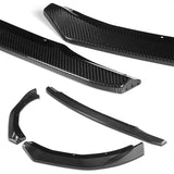 For 2022-2024 BMW 2-Series Coupe G42 M-Sport Carbon Fiber Front Bumper Body Splitter Spoiler Lip 3PCS