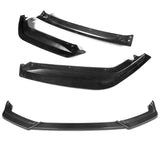 For 2021-2022 Honda Accord Sedan Carbon Fiber Front Bumper Body Splitter Spoiler Lip 3PCS