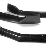 For 2013-2014 Cadillac ATS GT-Style Carbon Fiber Front Bumper Body Splitter Spoiler Lip 3PCS