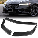 For 2023-2024 Acura Integra TR-Style Carbon Fiber Front Bumper Lip Spoiler 3PCS