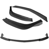 For 2023-2024 Acura Integra TR-Style Matt Black Front Bumper Lip Body Spoiler 3PCS