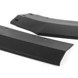 For 2024-2025 Ford Mustang ECO Unpainted Matte Black Front Bumper Splitter Spoiler Lip 3PCS