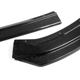 For 2022-2024 Toyota GR86 ST-Style Real Carbon Fiber Front Bumper Splitter Spoiler Lip 3PCS