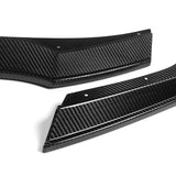 For 2022-2024 Subaru BRZ ST-Style Real Carbon Fiber Front Bumper Splitter Spoiler Lip 3PCS