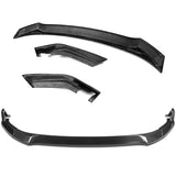 For 2022-2024 Subaru BRZ ST-Style Real Carbon Fiber Front Bumper Splitter Spoiler Lip 3PCS